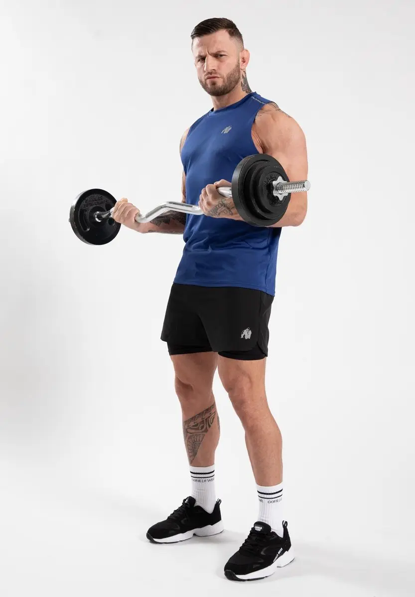 Gorilla Wear Easton Tanktop - Blauw - S
