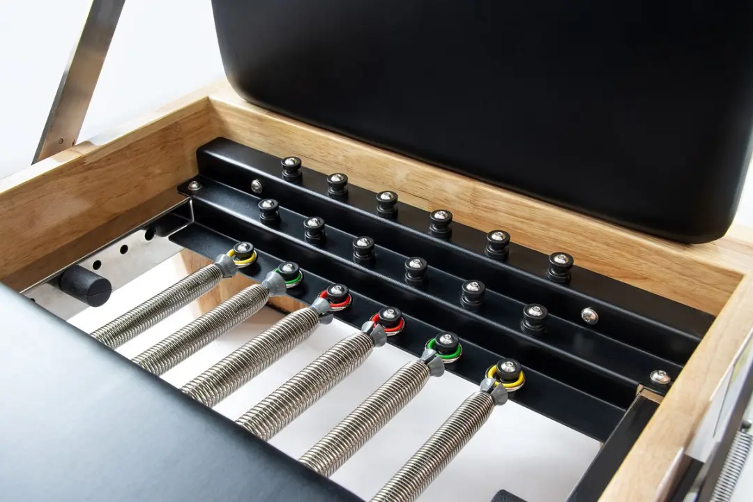 Mewave Pilates Reformer WOOD Houten - App met workouts - Eiken