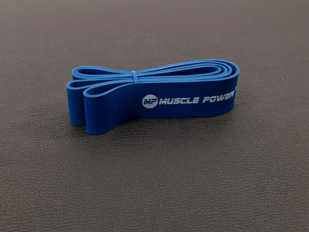 Muscle Power Power Band Blauw Extra Heavy - afbeelding 6 van 6