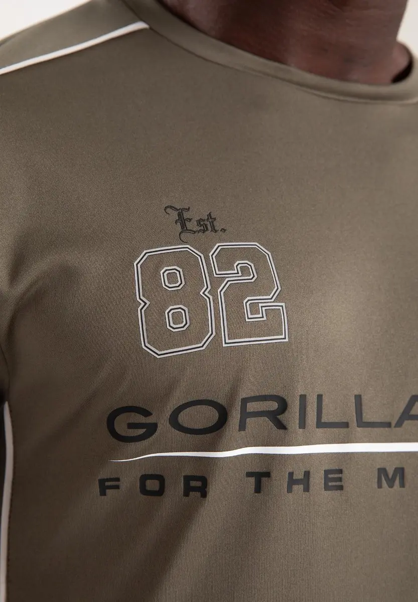 Gorilla Wear Broxton T-shirt 4XL - Legergroen