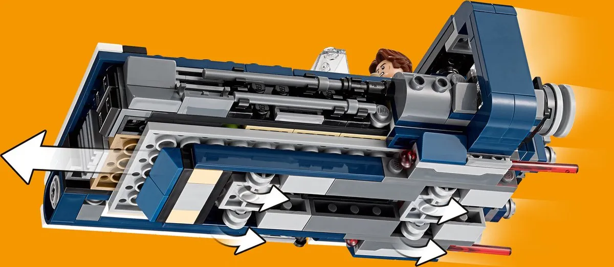 LEGO Star Wars Han Solo's Landspeeder 75209 - 345 Stukken - afbeelding 6 van 6