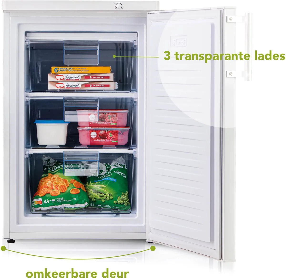 Domo DO91130F Tafel Diepvriezer 80L - Wit
