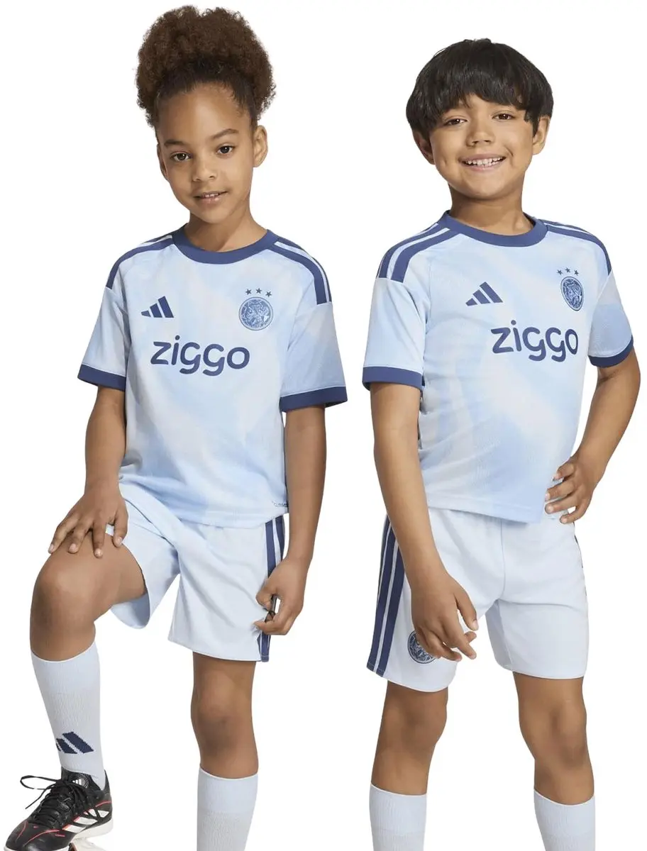 adidas Ajax Derde Shirt 2026/2027 Junior - 104 - Lichtblauw/Donkerblauw