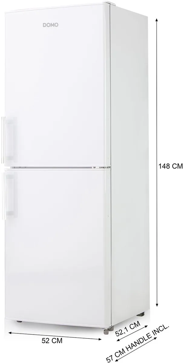 Domo DO91304C Koel-vriescombinatie 138L - Wit
