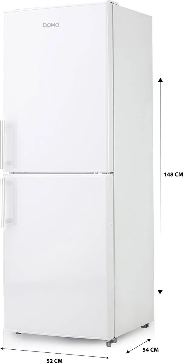 Domo DO91304C Koel-vriescombinatie 138L - Wit - afbeelding 6 van 6