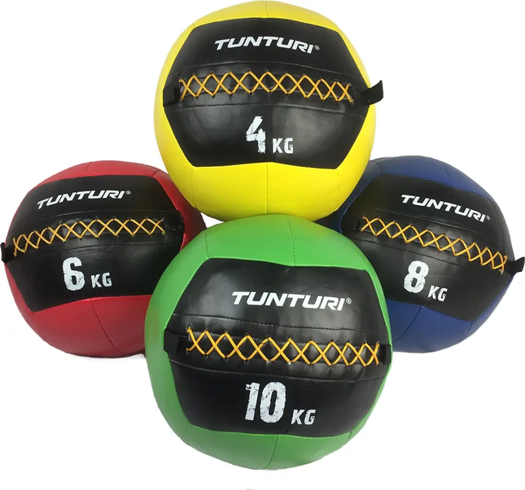 Tunturi Wall Ball 10kg - Groen