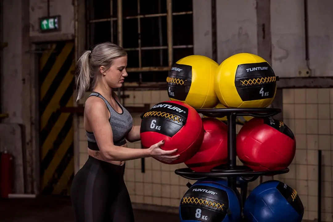 Tunturi Wall Ball 10kg - Groen