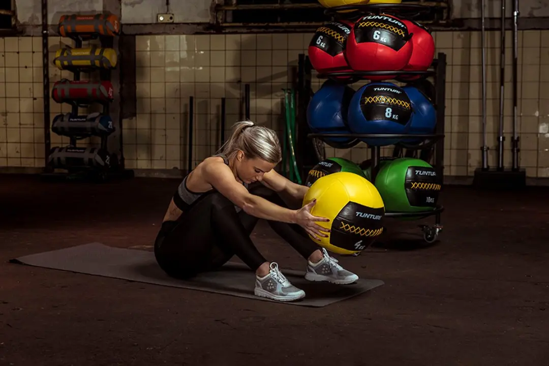 Tunturi Wall Ball 10kg - Groen