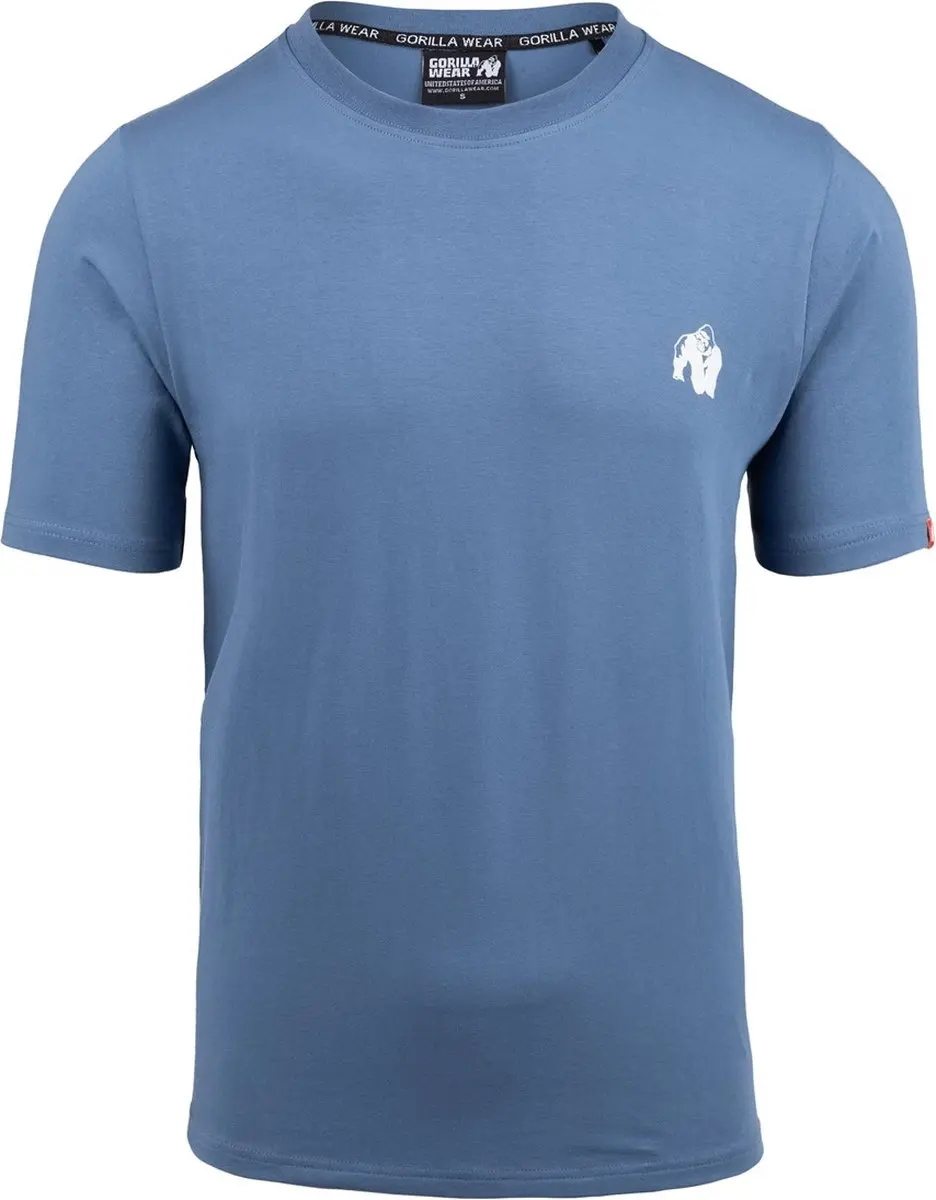 Gorilla Wear Warren T-shirt - Coronet Blauw M