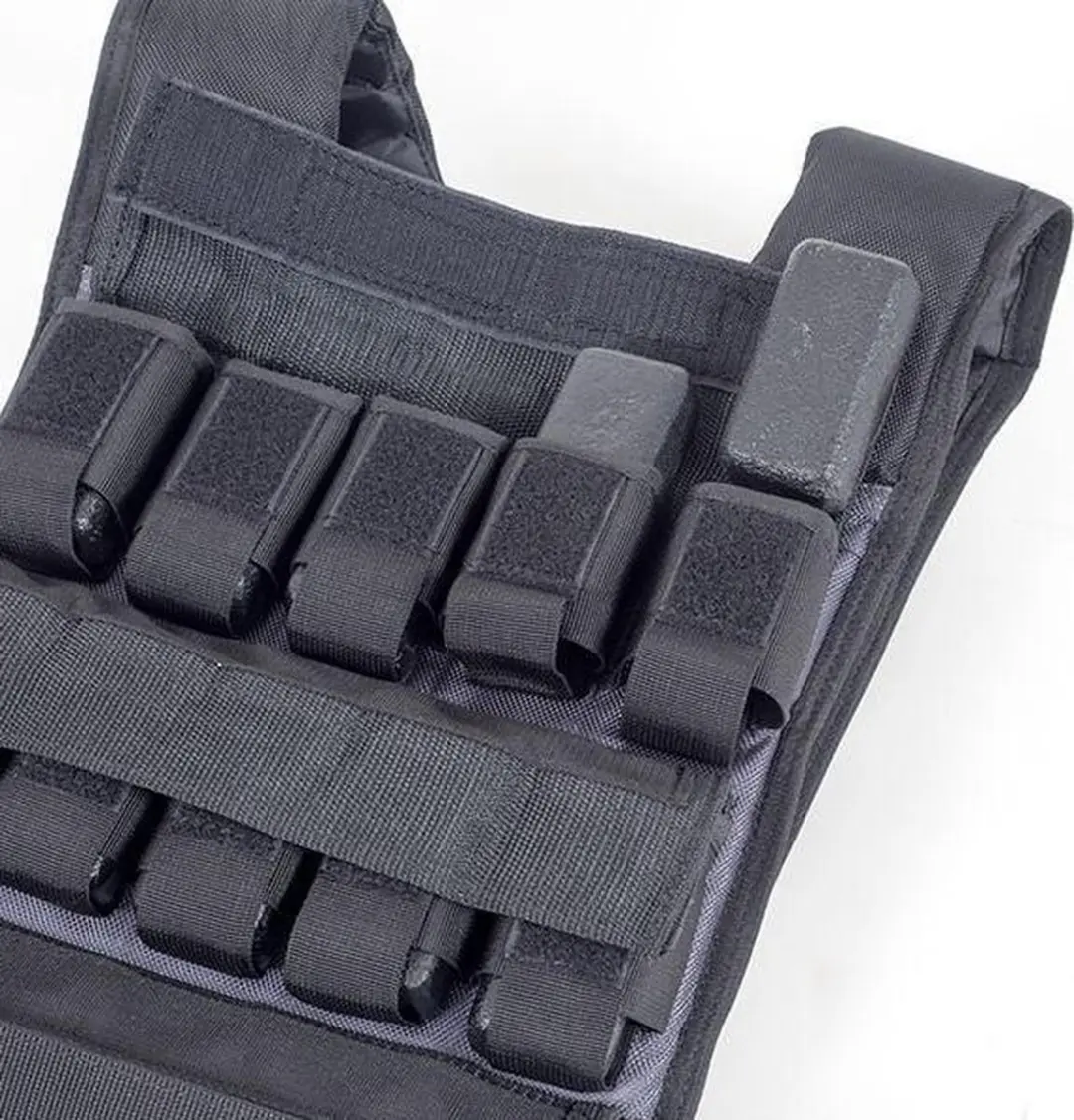 Muscle Power Gewichtsvest 30kg - One Size - Zwart