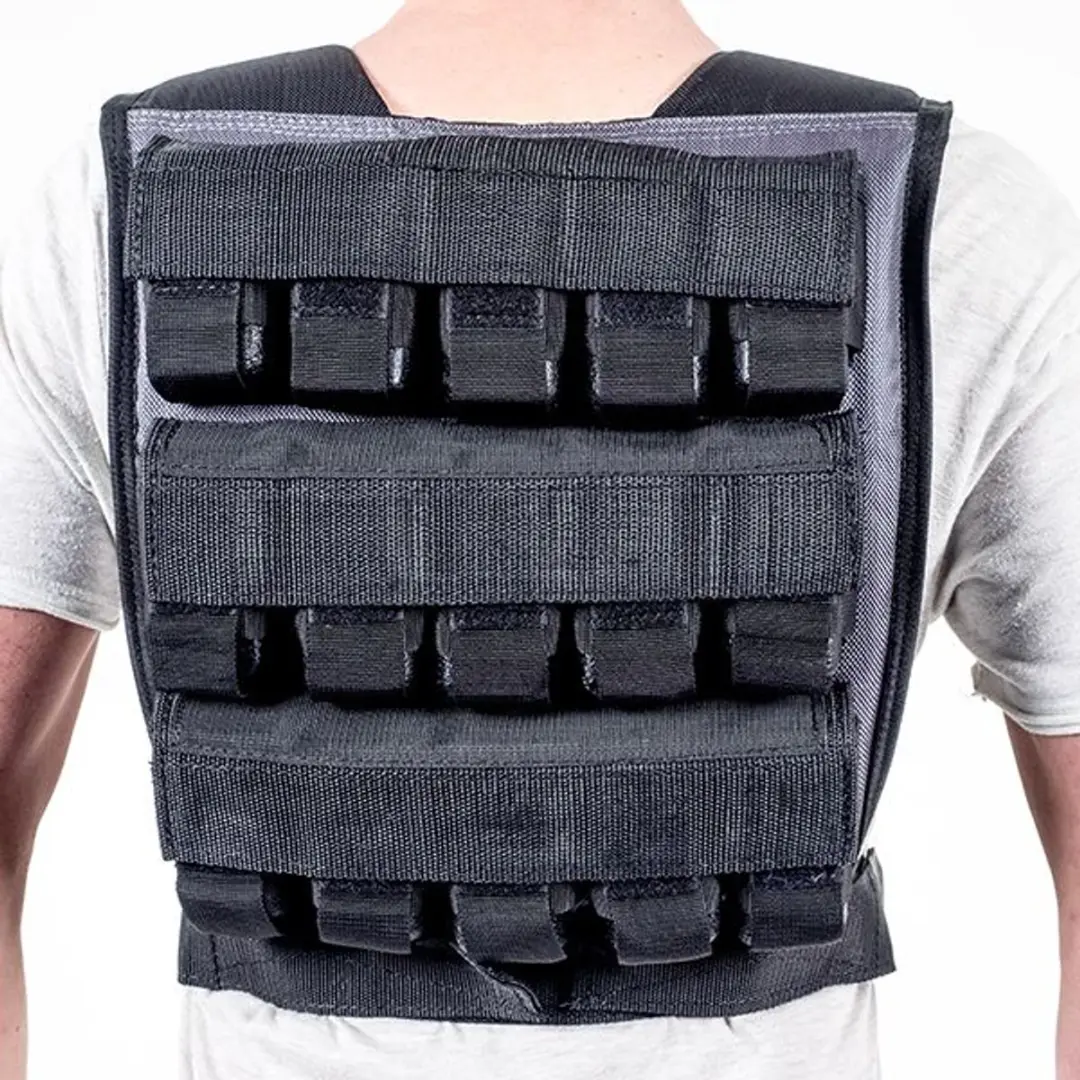 Muscle Power Gewichtsvest 30kg - One Size - Zwart