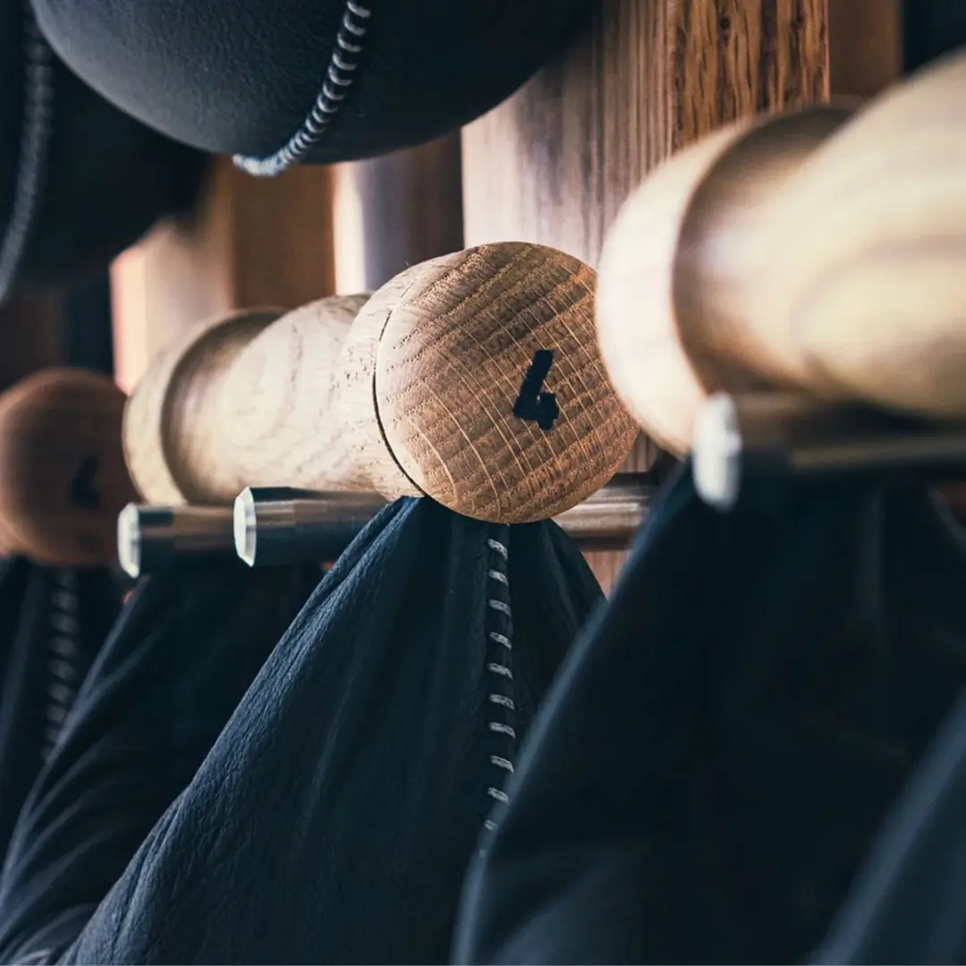 Nohrd SwingBell Toren Set - 8 Stuks Walnoot
