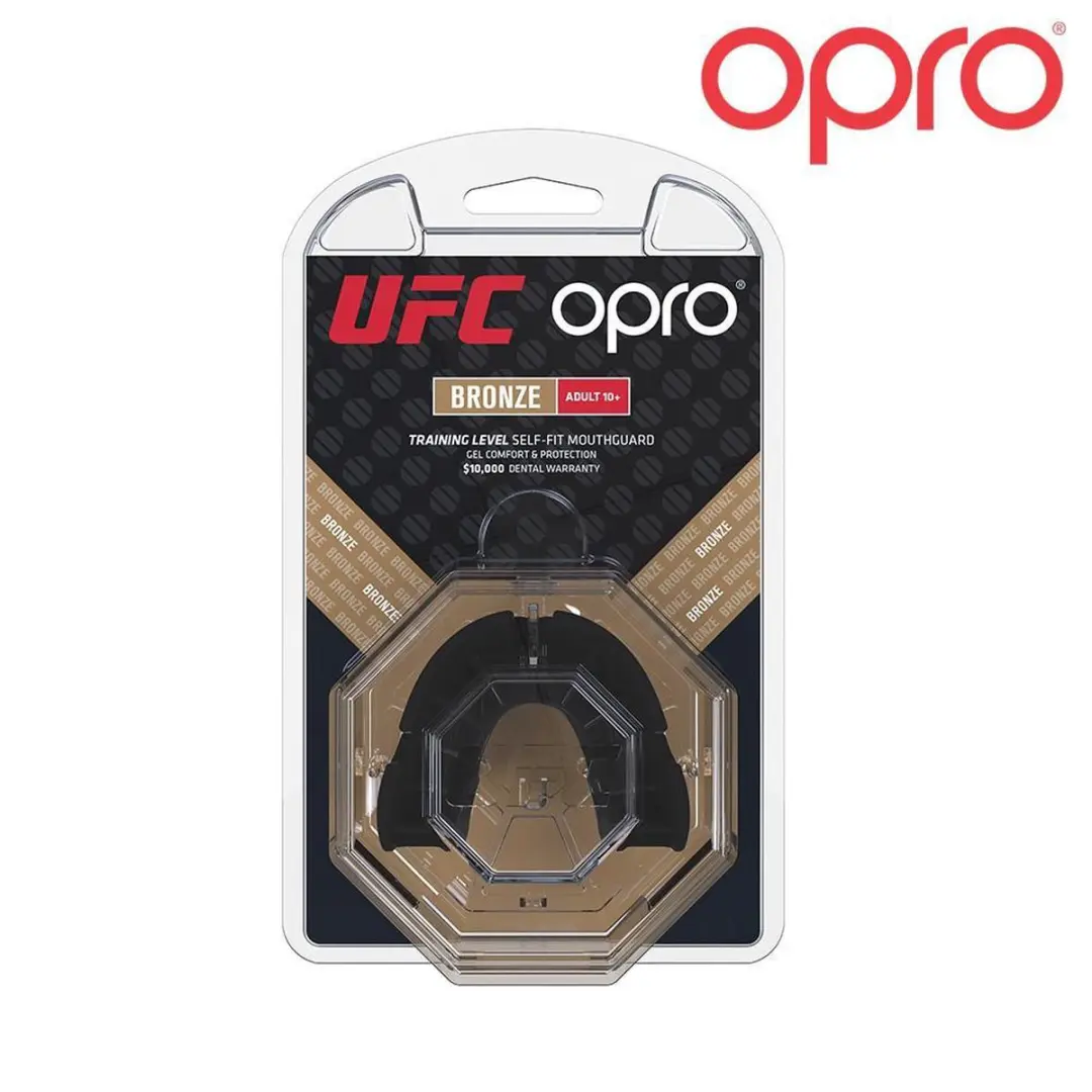 UFC Opro Gebitsbeschermer Bronze Zwart - Volwassen