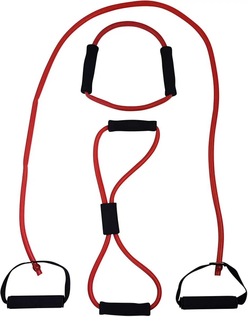 Tunturi Resistance Tube Zwaar Rood