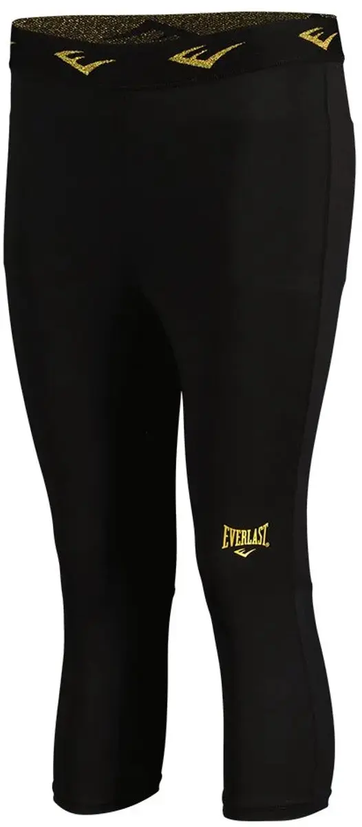 Everlast Leonard 7/8 Leggings - S - Zwart/Goud