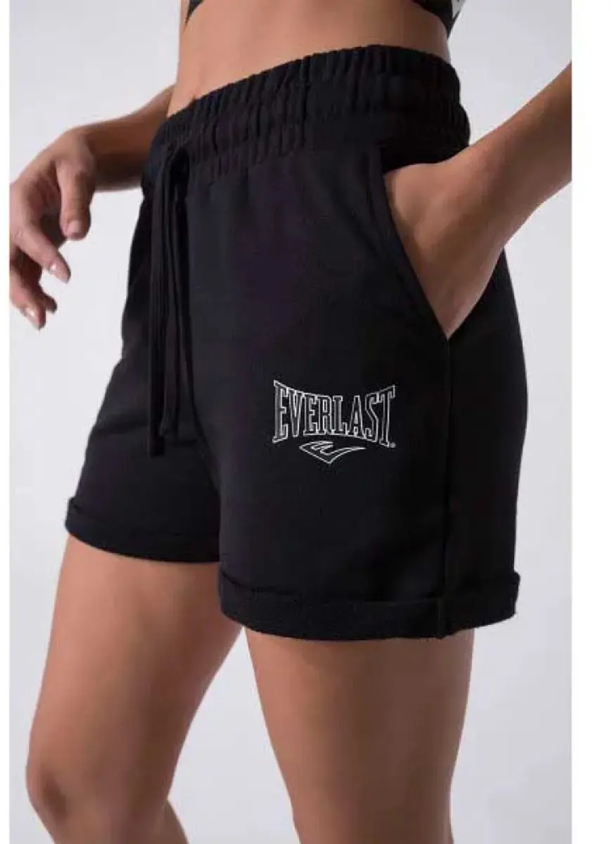 Everlast Fleece Korte Broek XS - Zwart - afbeelding 6 van 6