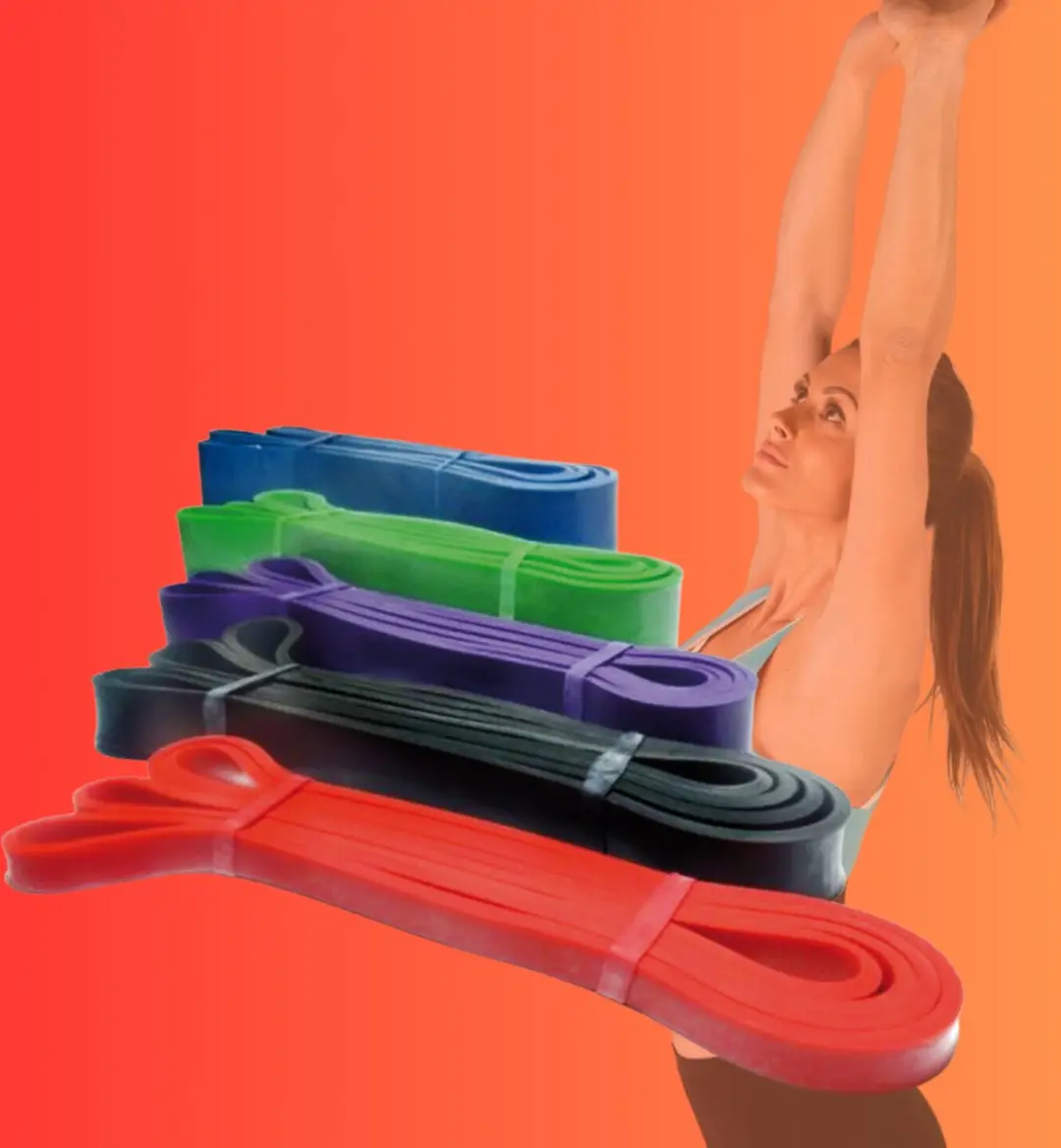 Toorx Power Band Weerstandsband Rood - 6 Stuks - 13mm - 5-30kg