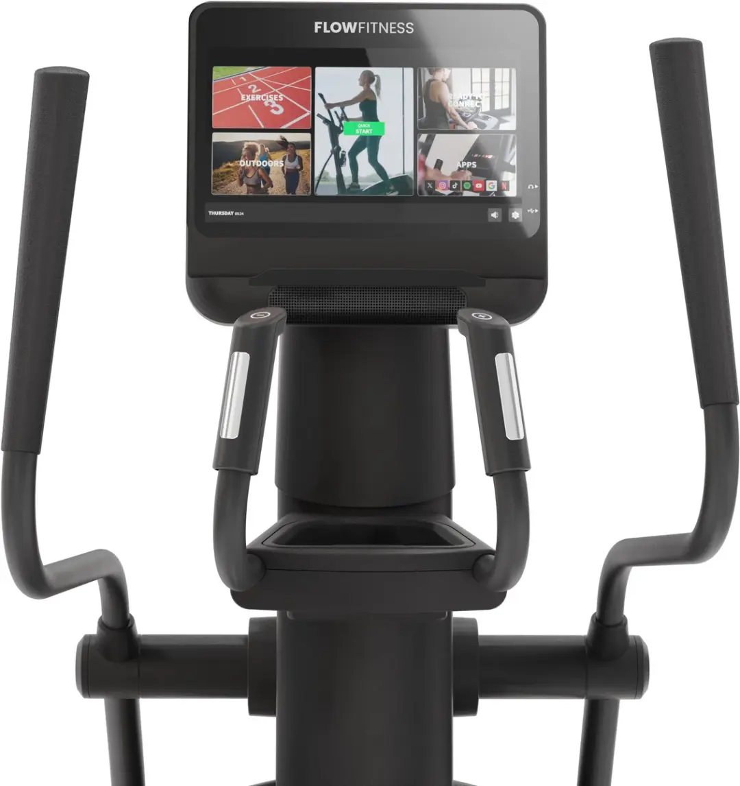 Flow Fitness Perform Pro X6i Crosstrainer - TFT Console - Zwart