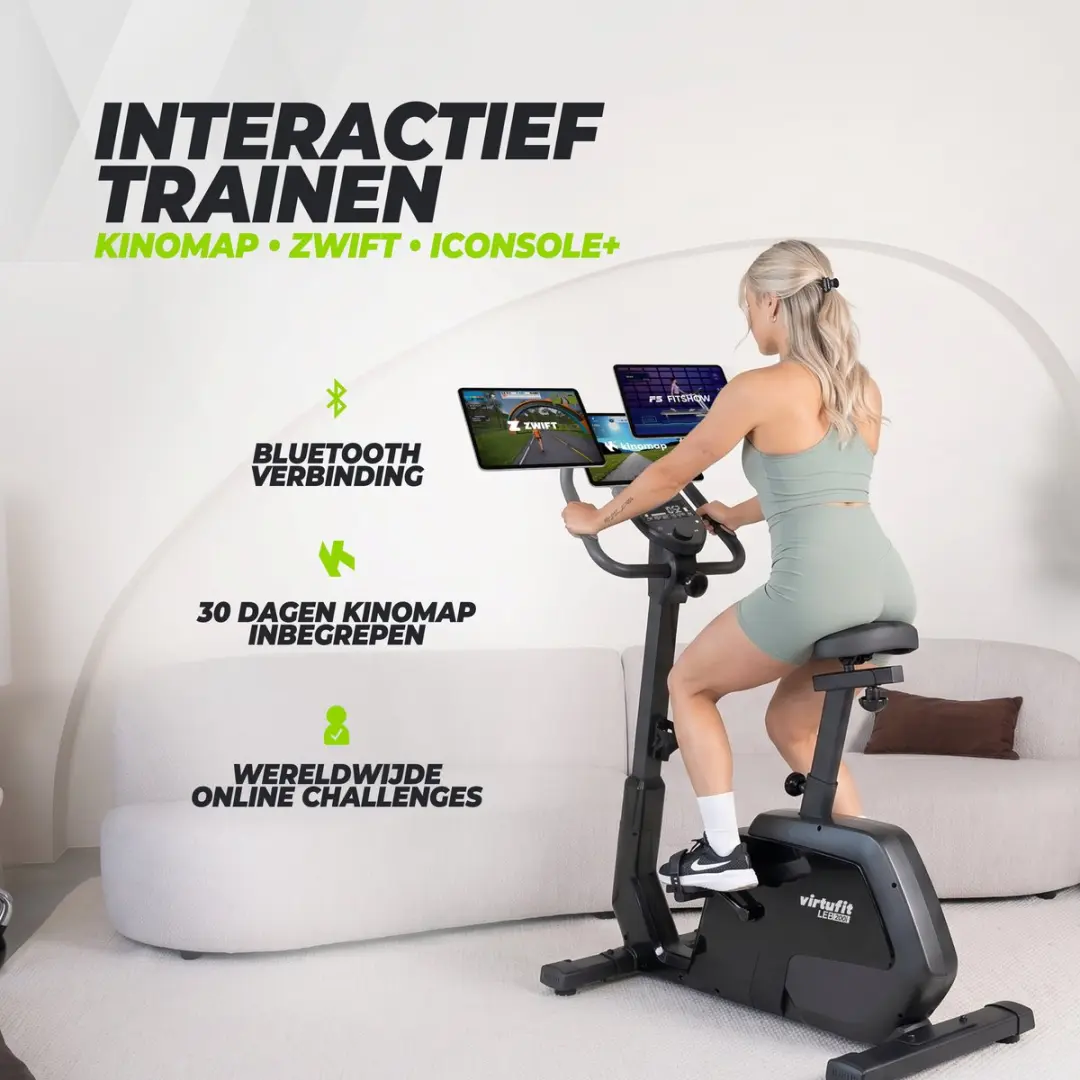 VirtuFit Low Entry Bike 200i Hometrainer - 32 Niveaus - Zwart
