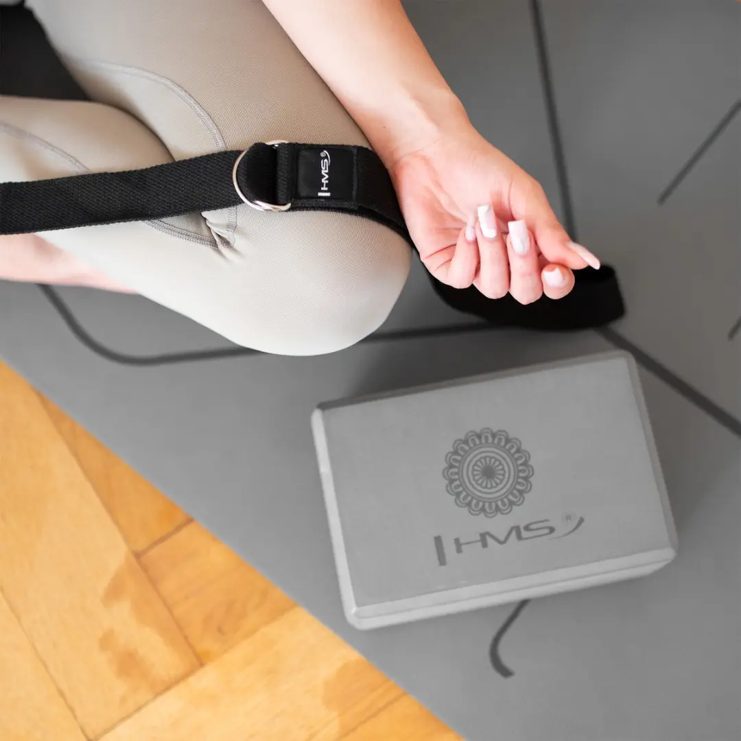 HMS Yoga Stretch Band SJ02 - 300cm - Zwart