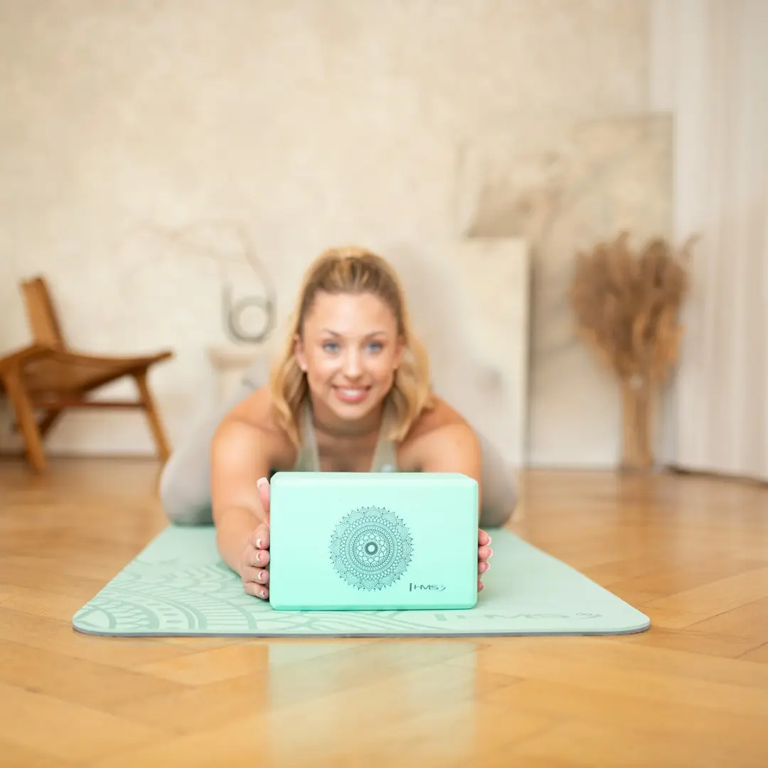 HMS KJ02 Yogablok - Mint - EVA Antislip