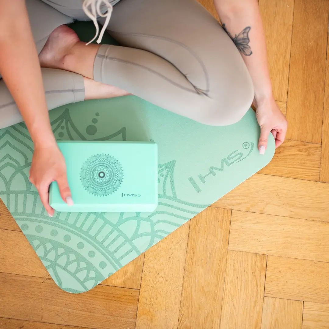 HMS KJ02 Yogablok - Mint - EVA Antislip