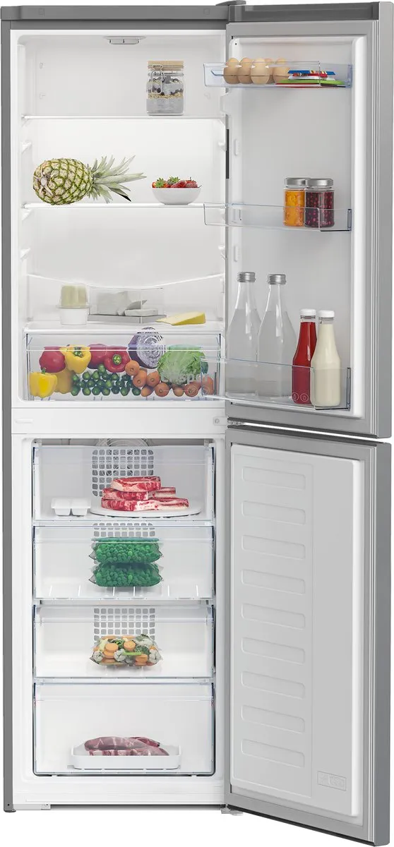 Beko RCHE300K40SN Koel-Vriescombinatie - 300L - Zilver