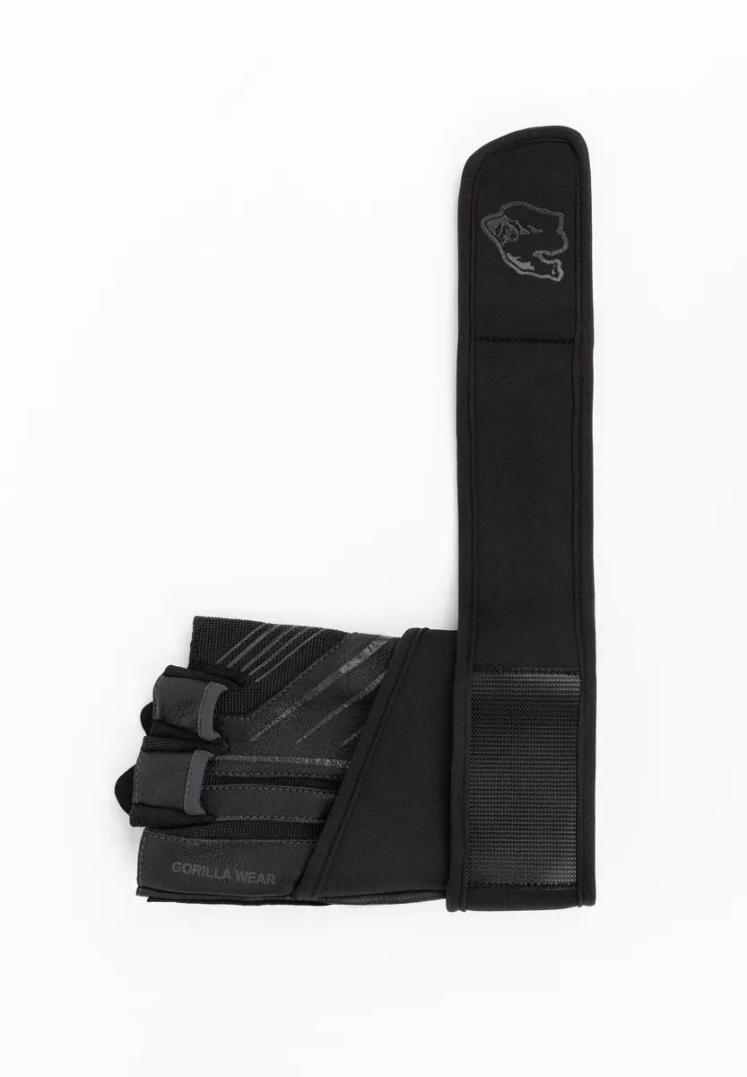 Gorilla Wear Dallas Sport & Fitness Handschoenen - Zwart/Grijs - XL