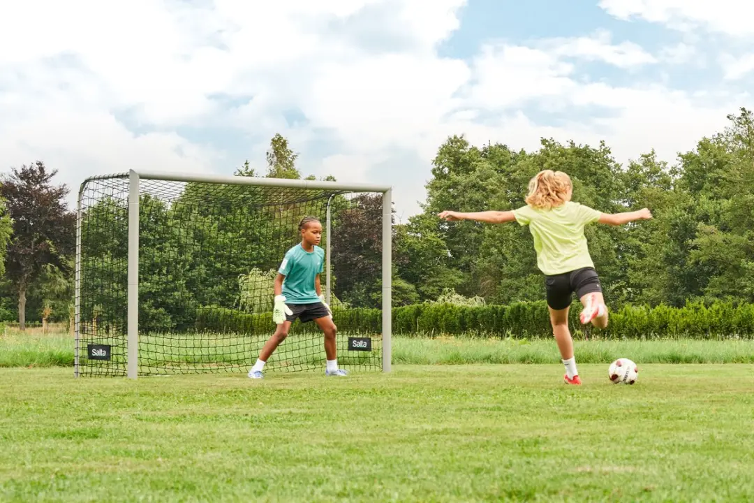 Salta Champion Voetbaldoel 240x160x85cm - Platina zilver - afbeelding 4 van 6