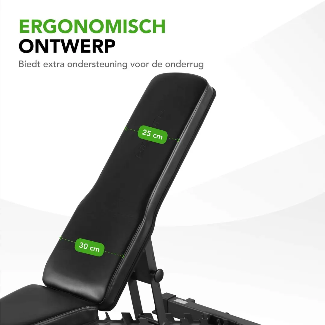 Tunturi UB70 Verstelbare Halterbank - 250 kg