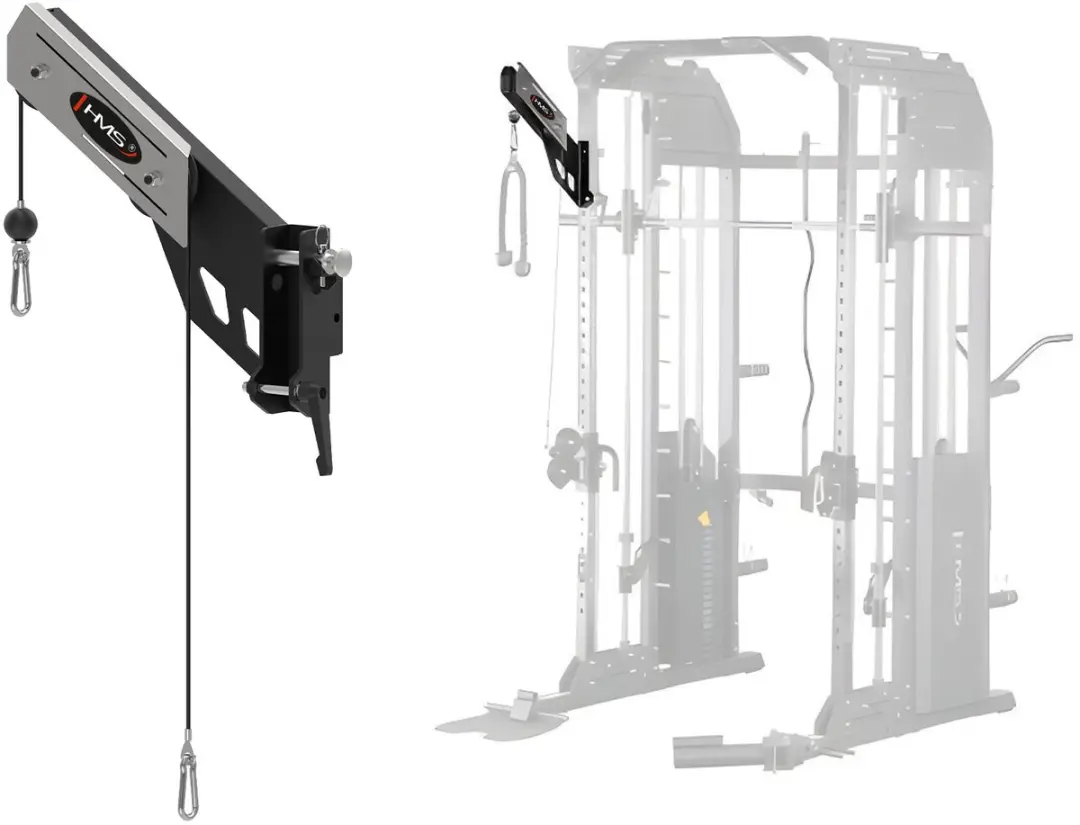 HMS LPD02 Krachtstation Bovenste Katrol 61cm - 120kg - Zilver/Zwart