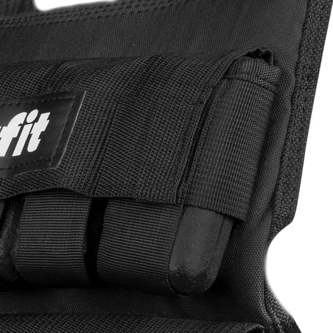 VirtuFit Gewichtsvest Pro 20kg - Verstelbaar - Zwart