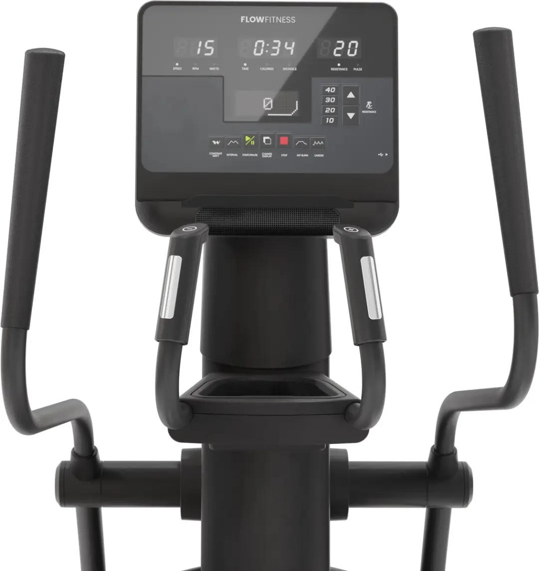 Flow Fitness Perform Pro X6i Crosstrainer - 40 Niveaus - Zwart