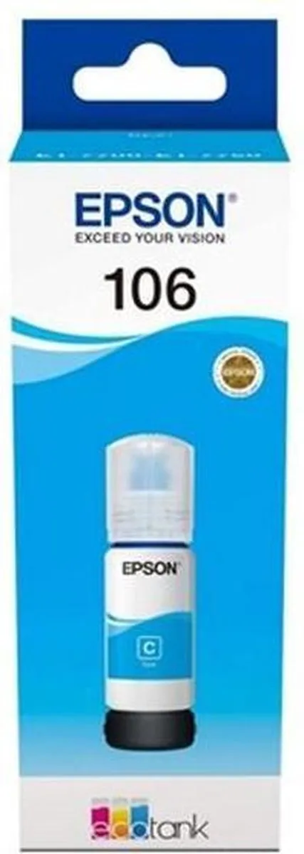 Epson 106 EcoTank Photo Black C13T00R140 - 70ml Inktfles