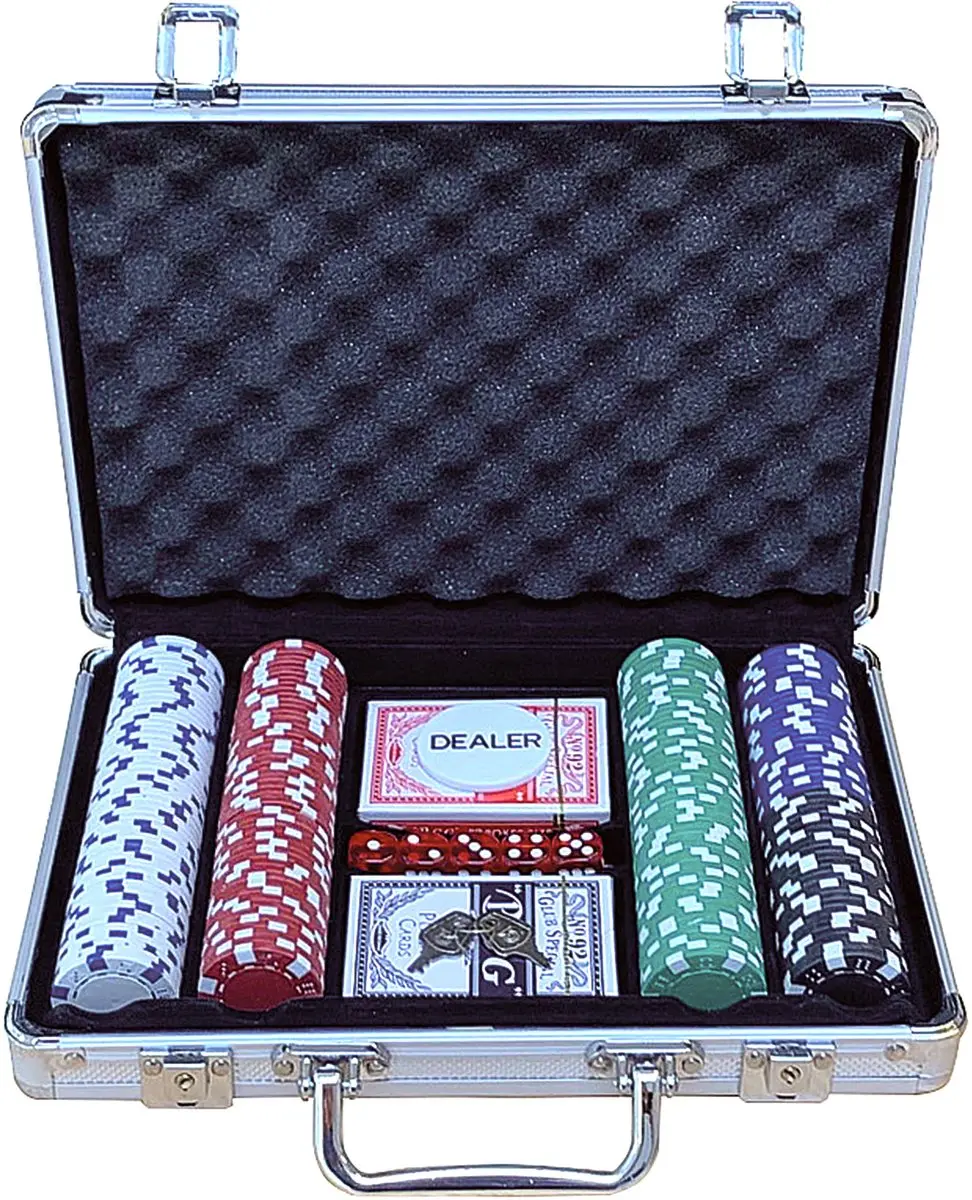 Buffalo Pokerset Koffer Aluminium 200 Chips