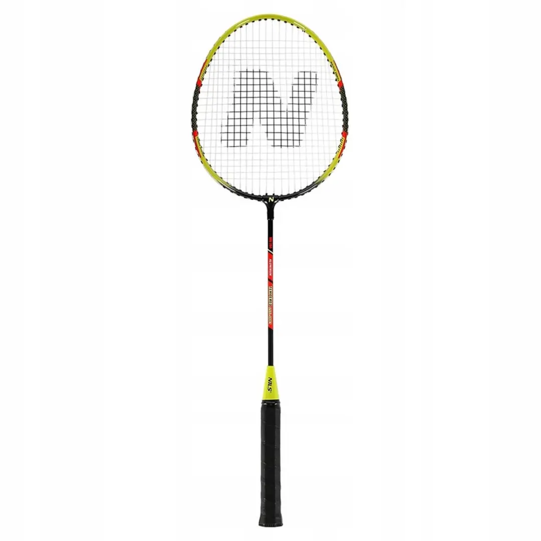 Nils Badmintonset - 2 Rackets, 6 Shuttles Geel