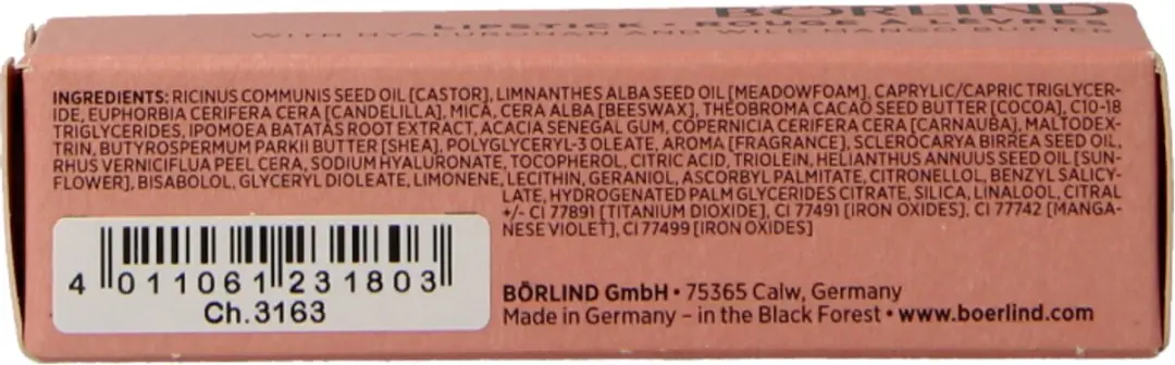 Annemarie Börlind Lipstick - Rood 4.2g - afbeelding 6 van 6