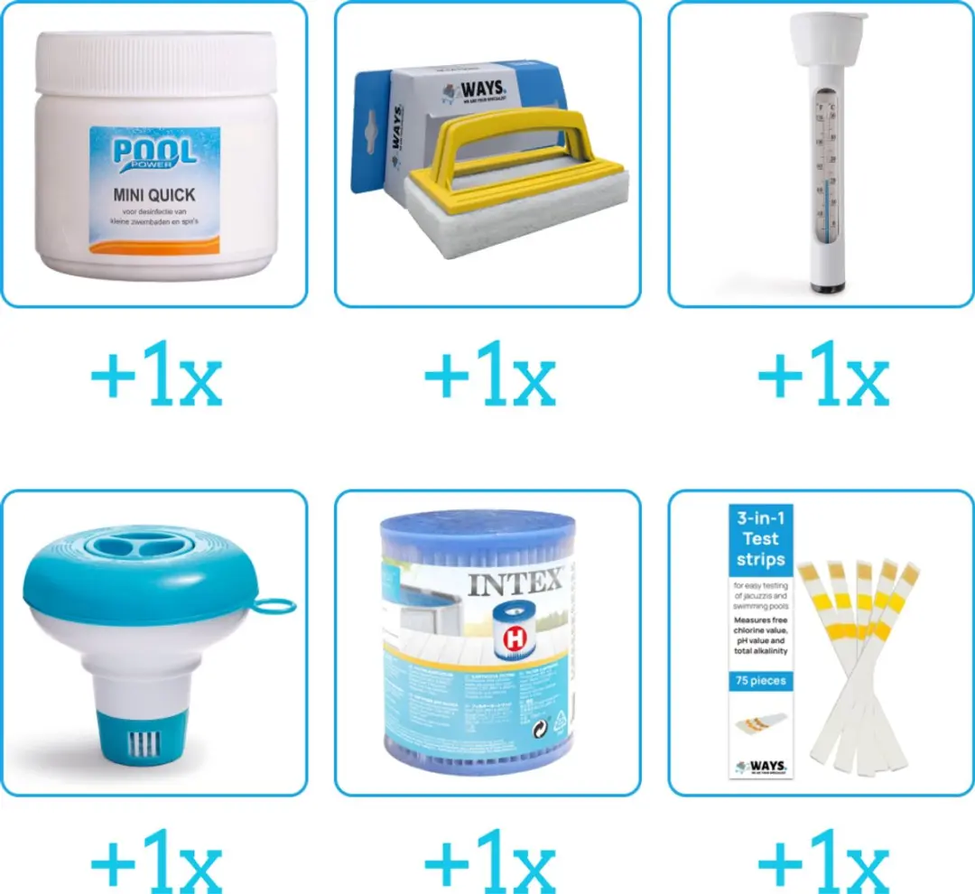 Pool Power Onderhoudspakket 6-delig