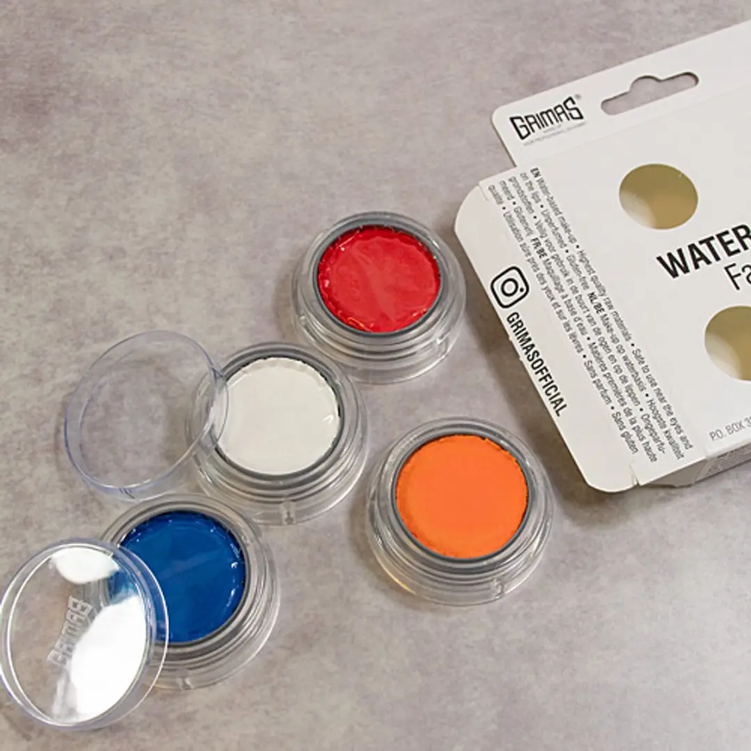 Grimas Water Make-up Pure A1 - 4 Stuks