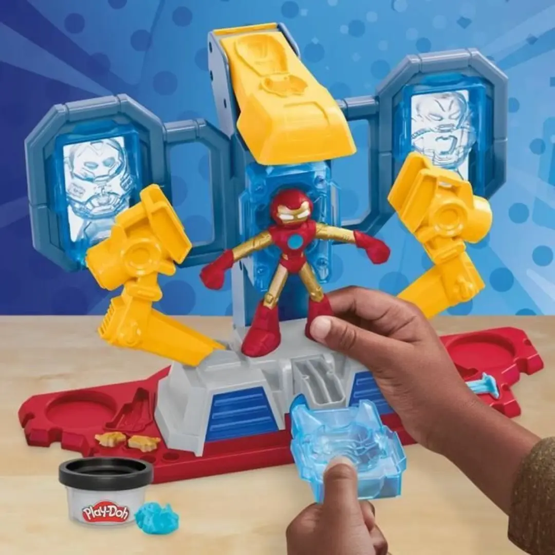 Play-Doh Marvel Iron Man Harnas Laboratorium - 11 Stuks - afbeelding 6 van 6