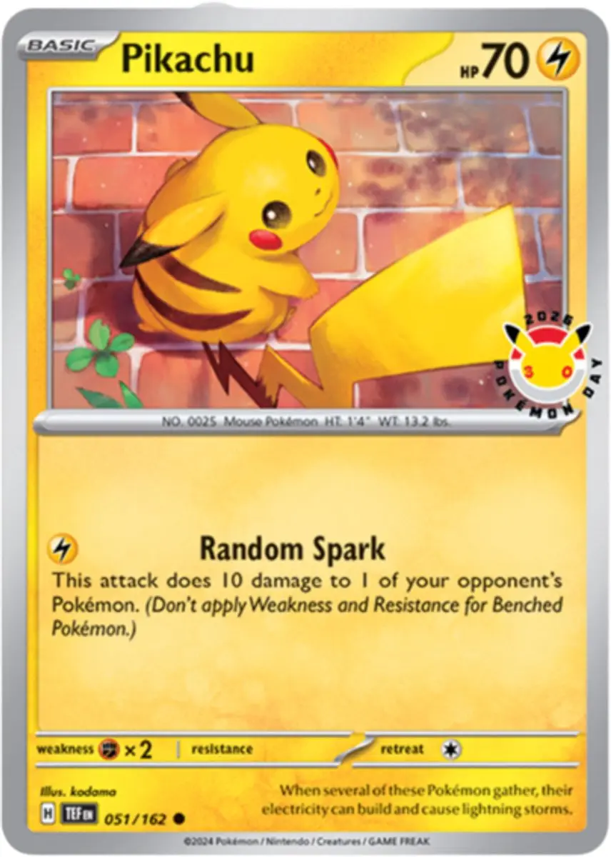 Pokémon Day 2026 Collection TCG Booster Bundle - 3 Boosters + Promo
