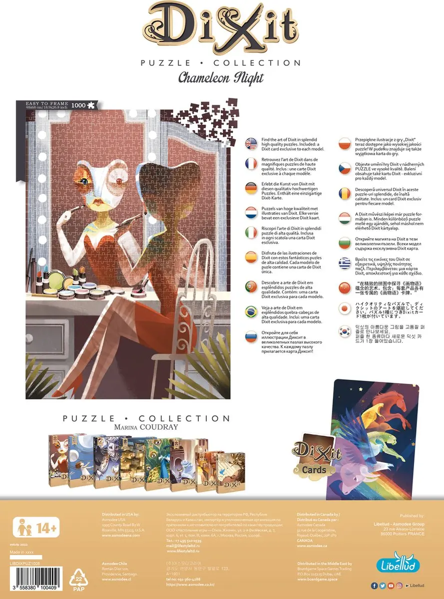 Libellud Dixit Chameleon Night Puzzel - 1000 Stukjes