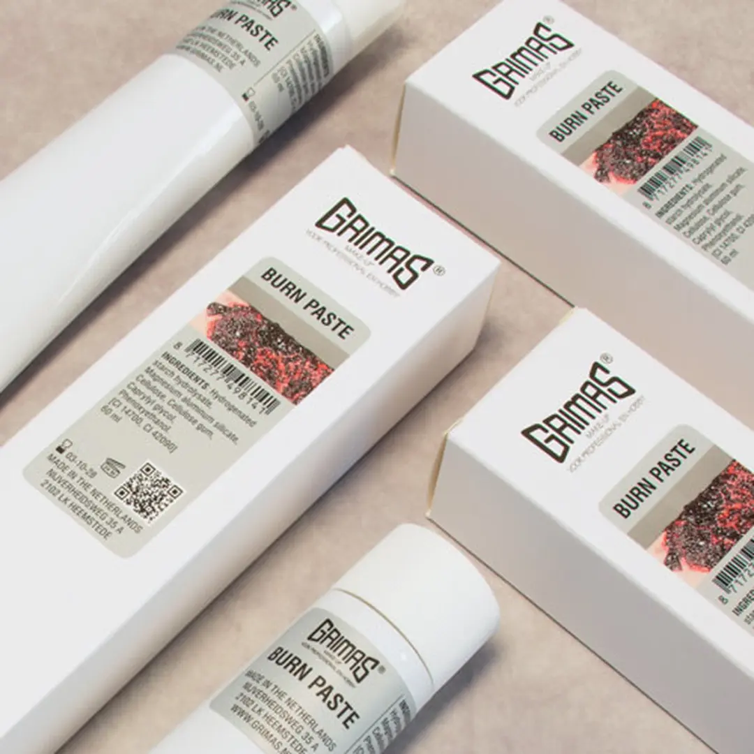 Grimas Burn Paste 60ml - Rood