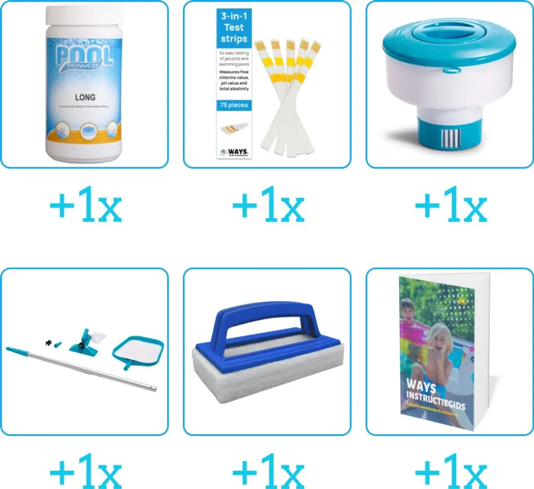 Pool Power Zwembad Onderhoudspakket 6-delig