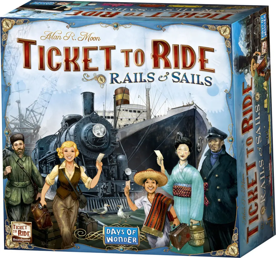 Days of Wonder Ticket to Ride Rails & Sails - 2-5 Spelers