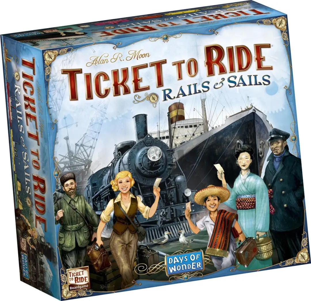 Days of Wonder Ticket to Ride Rails & Sails - 2-5 Spelers