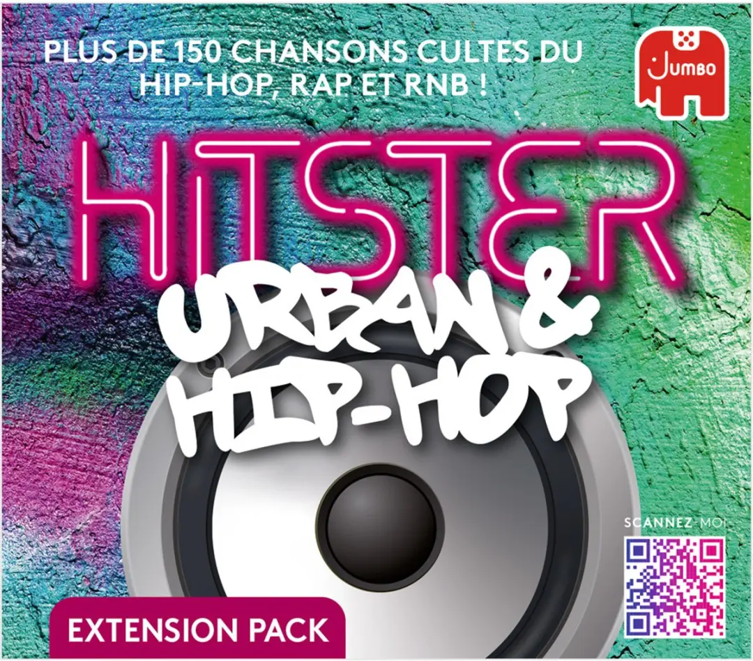 Hitster Urban & Hip-Hop Franse Editie Muziekspel - 10 Spelers - MPN 1110100854