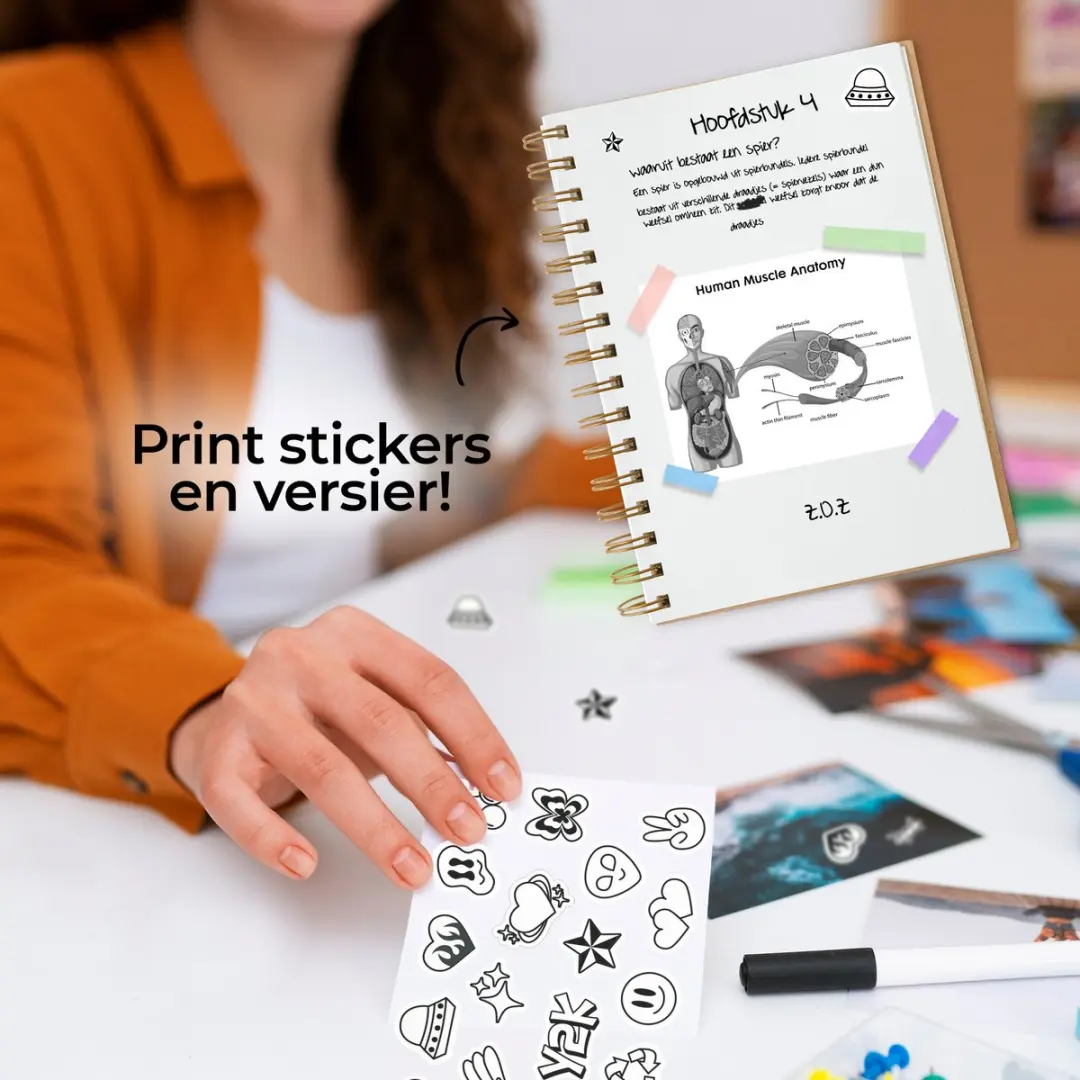 Denver Stickerrollen PSP43 3 Stuks - 57x30mm Wit