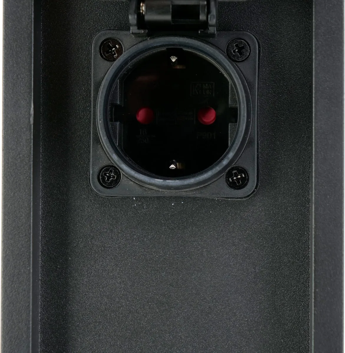Eglo Park5 Stopcontact Zuil Buiten E27 - 50cm - Antraciet/Wit