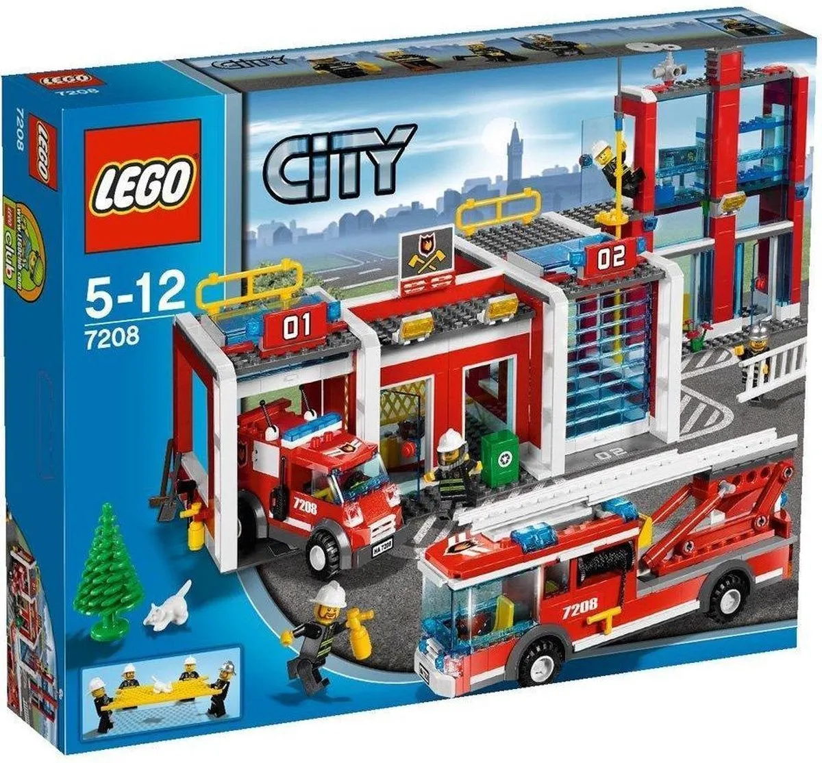 LEGO City Brandweerstation 7208